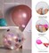 100-Pack Multicolor LED Balloon Lights - Rainbow Flashing Mini Round Ball Lights for Paper Lanterns & Balloons - Waterproof Tiny Glow Lights for Weddings, Birthdays, Halloween, and Christmas Party Decor